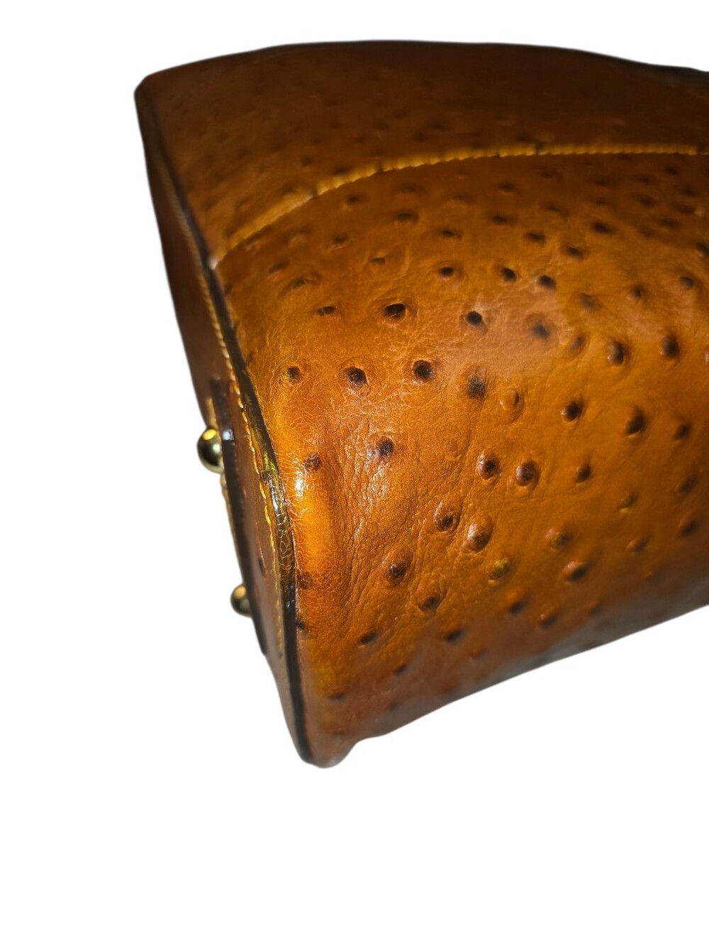 Dooney & Bourke Lexington tote features embossed ostrich leather. - Picture 7 of 11